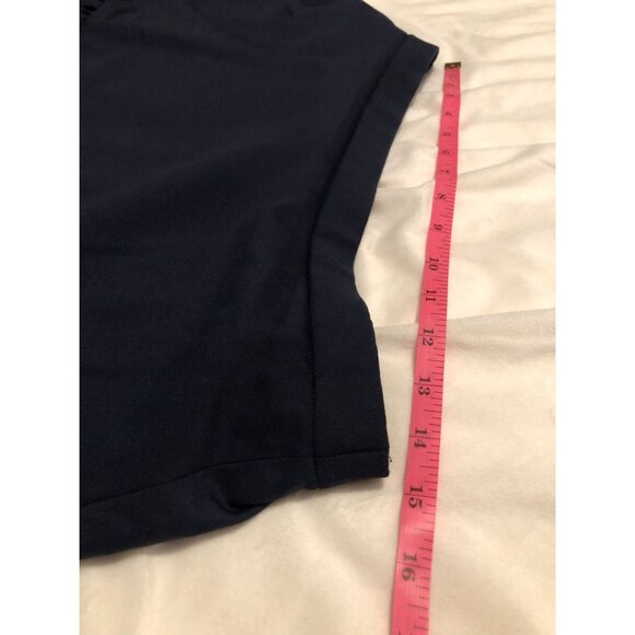 J.Crew Ruffle Hem Skirt Womens Size 10 Navy Blue Wool Blend Preppy Dark Academia - Picture 8 of 8